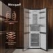Холодильник Weissgauff WRK 2000 Total NoFrost Inverter Rock Glass 2-хкамерн. графит инвертер