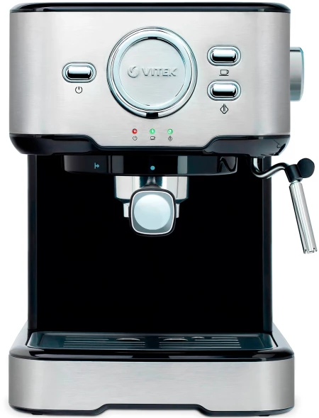 Кофеварка рожковая Vitek VT-1520 850Вт серебристый