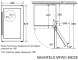 Винный шкаф Maunfeld MFWC-85D28 2-хкамерн. черный глянц.
