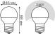 Лампа светодиодная Gauss 105102406 6Вт цок.:G45 шар 175B св.свеч.RGB (упак.:1шт)