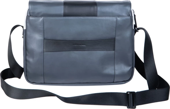 Сумка-мессенджер Piquadro Urban CA6802UB00/GRN с отделением для ноутбука 14&amp;quot; серая/черная натур.кожа