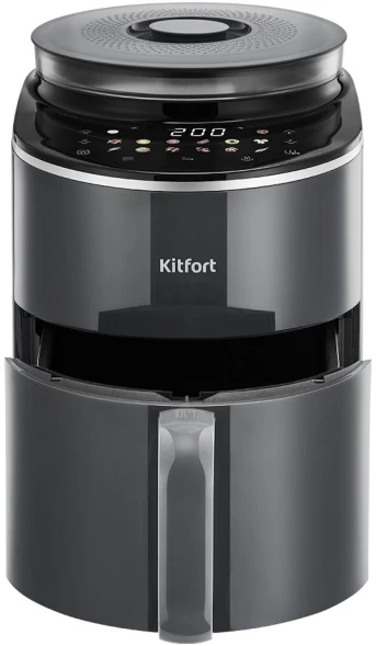 Аэрогриль Kitfort КТ-8155 4.5л 1500Вт серый