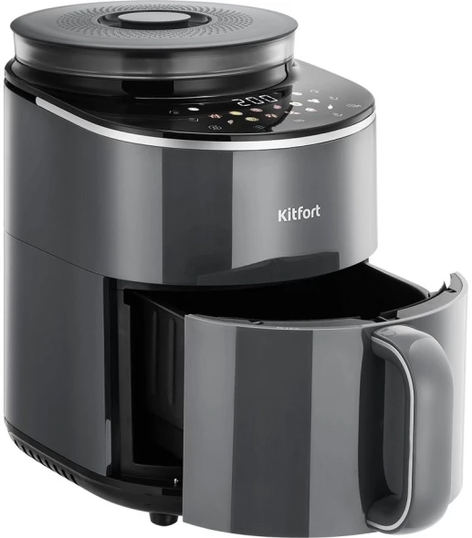 Аэрогриль Kitfort КТ-8155 4.5л 1500Вт серый
