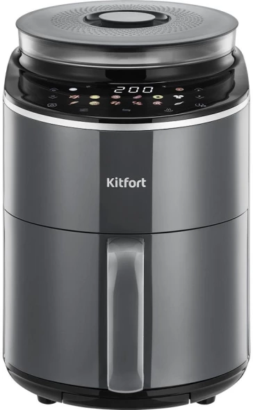 Аэрогриль Kitfort КТ-8155 4.5л 1500Вт серый