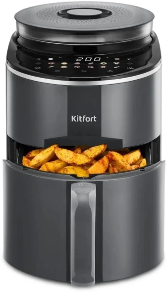Аэрогриль Kitfort КТ-8155 4.5л 1500Вт серый