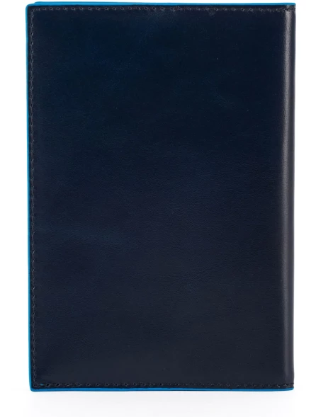 Обложка для паспорта Piquadro Blue Square PP5255B2/BLU2 синий натур.кожа