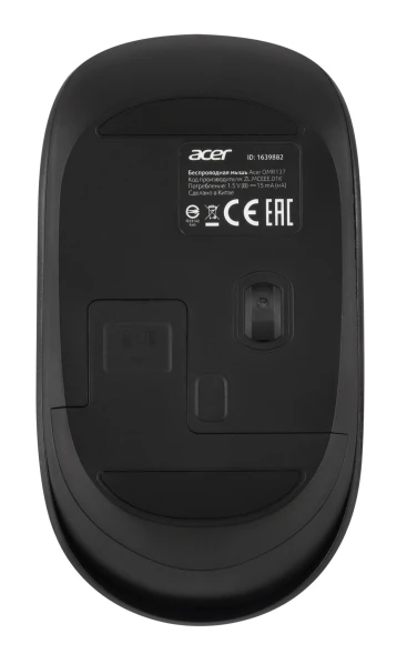 Мышь Acer OMR137 черный оптическая (1600dpi) беспроводная USB (3but)