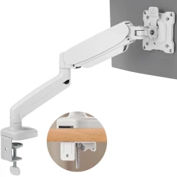Кронштейн для мониторов Onkron G80W белый 13&amp;quot;-32&amp;quot; макс.8кг настольный поворот и наклон верт.перемещ.