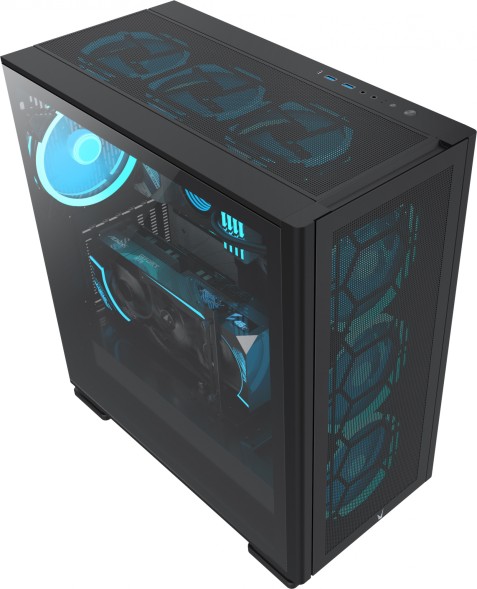 Корпус Formula Air Power G5 EX черный без БП ATX 2x120mm 3x140mm 2xUSB3.0 audio bott PSU