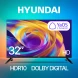 Телевизор LED Hyundai 32&amp;quot; H-LED32BS5012 YaOS Frameless черный HD 60Hz DVB-T DVB-T2 DVB-C DVB-S DVB-S2 USB WiFi Smart TV
