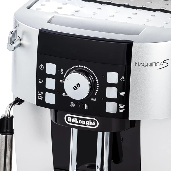 Кофемашина Delonghi Magnifica S ECAM 21.117.SB 1450Вт серебристый/черный