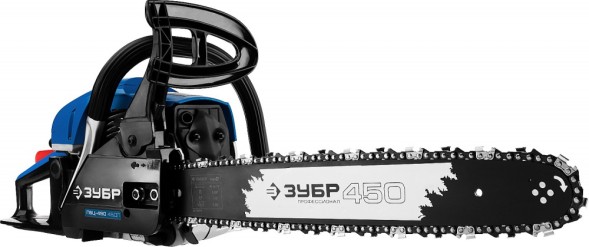 Бензопила Зубр ПБЦ-490 45ДП 2200Вт 3л.с. дл.шины:18&amp;quot; (45cm)