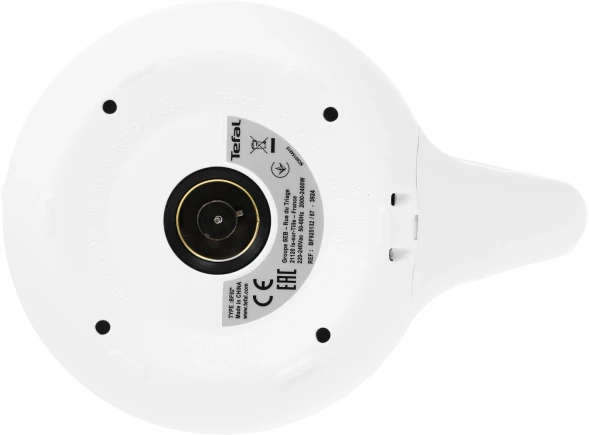 Чайник электрический Tefal Silver Ion BF925132 1.7л. 2400Вт белый корпус: пластик (7211001107)