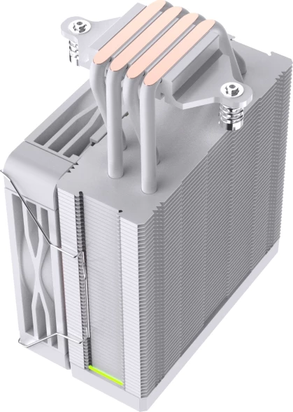 Устройство охлаждения(кулер) Bloody BD-AC205-ARGB1 ARGB Soc-AM5/AM4/1151/1200/2066/1700 белый 4-pin 14-26dB Al+Cu LCD 205W 513gr Ret (BD-AC205-ARGB1-WH)