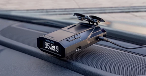 Радар-детектор Neoline X-Cop 6100s Видеорегистратор GPS приемник черный