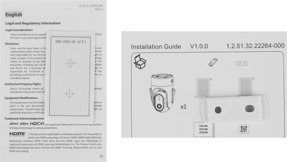 Камера видеонаблюдения IP Dahua DH-SD-H4C-0400B Wi-Fi 4-4мм цв. корп.:белый