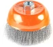 Щетка дисковая Patriot 813010004 d=125мм d(посад.)=14мм (угловые шлифмашины) (упак.:1шт)