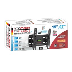 Кронштейн для телевизора Arm Media PLASMA-6 new черный 15&amp;quot;-47&amp;quot; макс.35кг настенный наклон