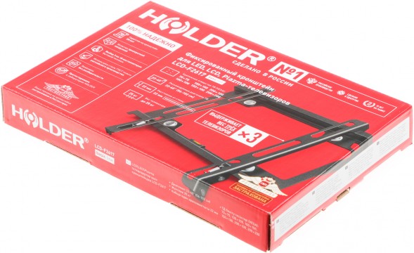 Кронштейн для телевизора Holder F2617-B черный 22&amp;quot;-40&amp;quot; макс.25кг настенный фиксированный