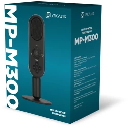 Микрофон проводной USB-A Оклик MP-M300 1.5м черный
