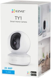 Камера видеонаблюдения IP Ezviz CS-TY1-R105-1L3WF Wi-Fi 4-4мм цв. корп.:белый (TY1 3MP)