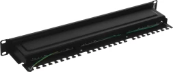 Патч-панель ITK PP24-1UC5ES-D05 19" 1U 24xRJ45 кат.5e STP
