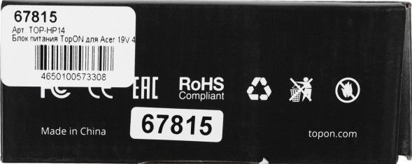 Блок питания TopON TOP-HP14 90W 19V-19V 4.74A от бытовой электросети
