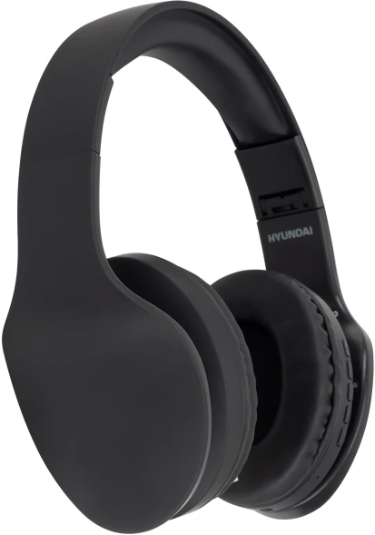Гарнитура накладные Hyundai H-HP104 черный беспроводные bluetooth оголовье (HHP104B)