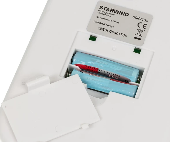 Весы кухонные электронные Starwind SSK2155 макс.вес:2кг зеленый