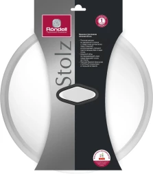 Крышка Rondell Stolz RDA-1783 d=20см крыш.прозрачный руч.черная