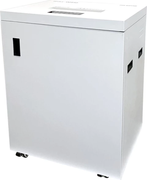 Шредер Office Kit S1650 3,9х35 белый (секр.P-4) фрагменты 35лист. 165лтр. скрепки скобы пл.карты CD