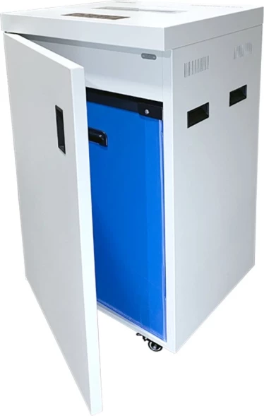 Шредер Office Kit S1650 3,9х35 белый (секр.P-4) фрагменты 35лист. 165лтр. скрепки скобы пл.карты CD