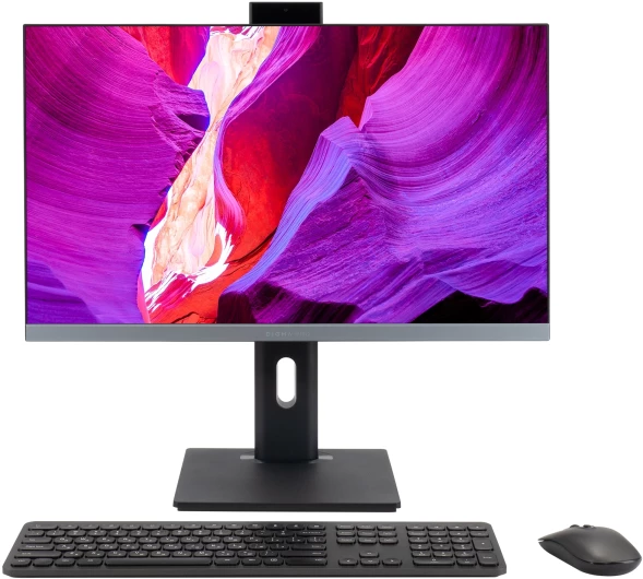 Моноблок Digma Pro Unity 23.8&amp;quot; Full HD i5 12400 (2.5) 16Gb SSD512Gb UHDG 730 CR Windows 11 Pro GbitEth WiFi BT 90W клавиатура мышь Cam серый/черный 1920x1080