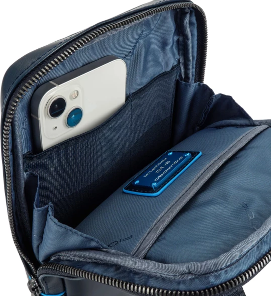 Сумка мужская Piquadro Blue Square CA3084B2/BLU2 синяя натур.кожа
