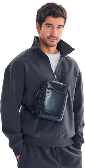Сумка мужская Piquadro Blue Square CA3084B2/BLU2 синяя натур.кожа