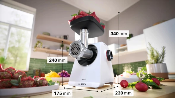 Мясорубка Bosch MFWS607W 2100Вт белый