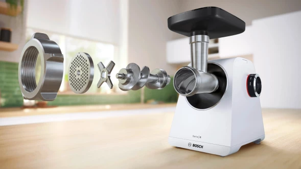 Мясорубка Bosch MFWS607W 2100Вт белый