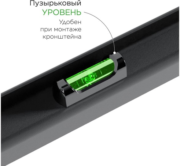 Кронштейн для телевизора Holder LCD-T6606 черный 32&amp;quot;-90&amp;quot; макс.60кг настенный наклон