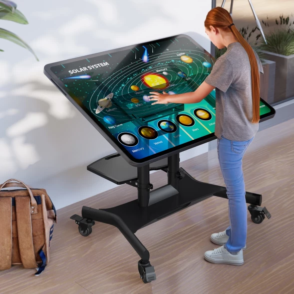 Стойка для телевизора Onkron TS1350 черный 32&amp;quot;-70&amp;quot; макс.45кг напольный мобильный