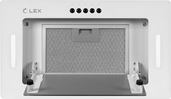 Вытяжка встраиваемая Lex GS Bloc G 600 WH белый управление: кнопочное (1 мотор)