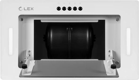 Вытяжка встраиваемая Lex GS Bloc G 600 WH белый управление: кнопочное (1 мотор)