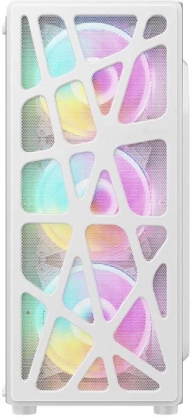 Корпус Formula MANA белый без БП ATX 4x120mm 1xUSB2.0 1xUSB3.0 1xUSB3.1 audio bott PSU