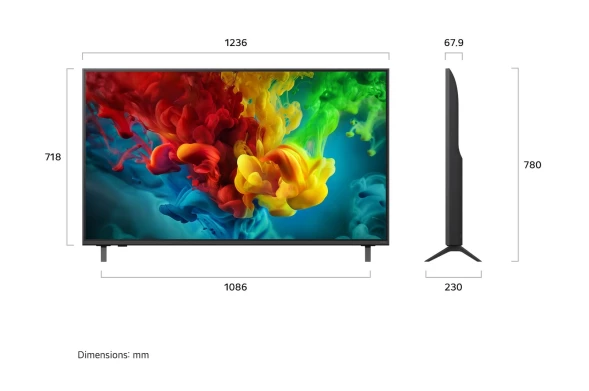 Телевизор LED LG 55&amp;quot; 55QNED83B6A.ARUG черный титан 4K Ultra HD 120Hz DVB-T2 DVB-C DVB-S2 USB WiFi Smart TV (RUS)