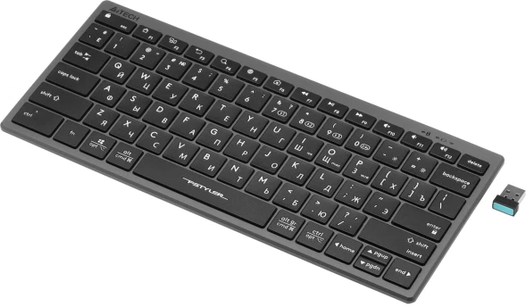 Клавиатура A4Tech Fstyler FBX51C серый USB беспроводная BT/Radio slim Multimedia (FBX51C GREY)