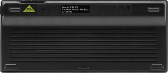 Клавиатура A4Tech Fstyler FBX51C серый USB беспроводная BT/Radio slim Multimedia (FBX51C GREY)