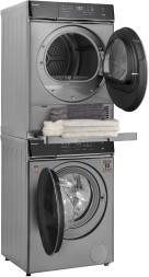 Сушильная машина Weissgauff WD 879 Diamond Heat Pump кл.энер.:A++ макс.загр.:8кг серебристый (430998)