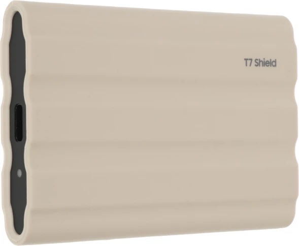 Накопитель SSD Samsung Original USB-C 2Tb MU-PE2T0K/WW Shield T7 1.8&amp;quot; бежевый