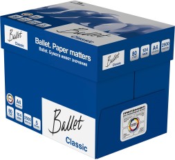 Бумага Ballet Classic B A4 марка B/80г/м2/500л./белый CIE153% общего назначения(офисная)