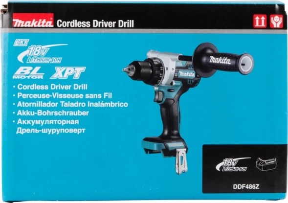 Дрель-шуруповерт Makita DDF486Z аккум. патрон:быстрозажимной