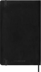 Еженедельник Moleskine ACADEMIC SOFT WKNT Large 130х210мм датир.18мес 208стр. мягкая обложка черный